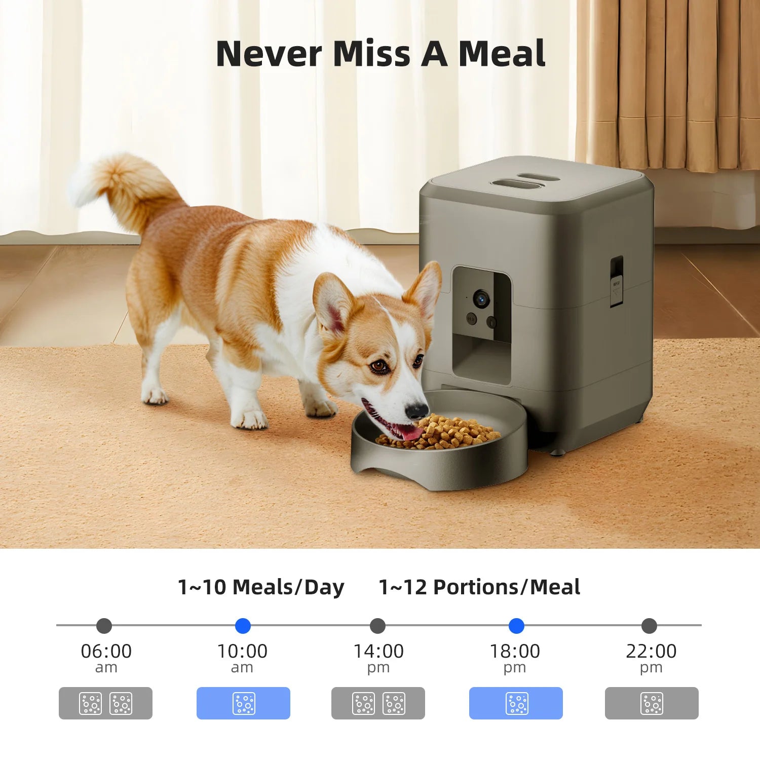 Smart Pet Feeder with Camera
