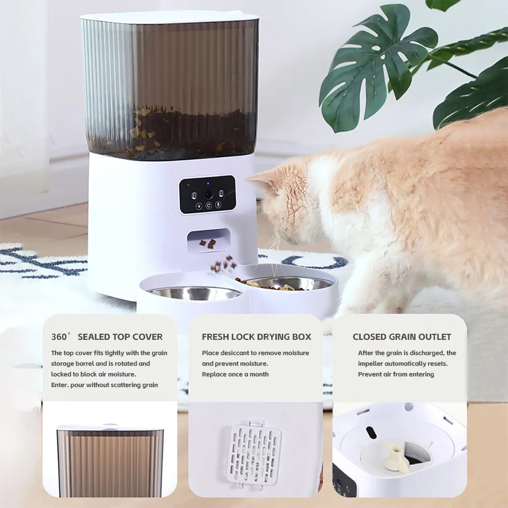 Smart Pet Feeder with Camera