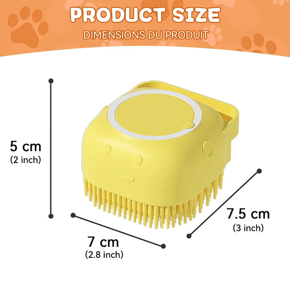 Cute Pet Bath & Massage Brush