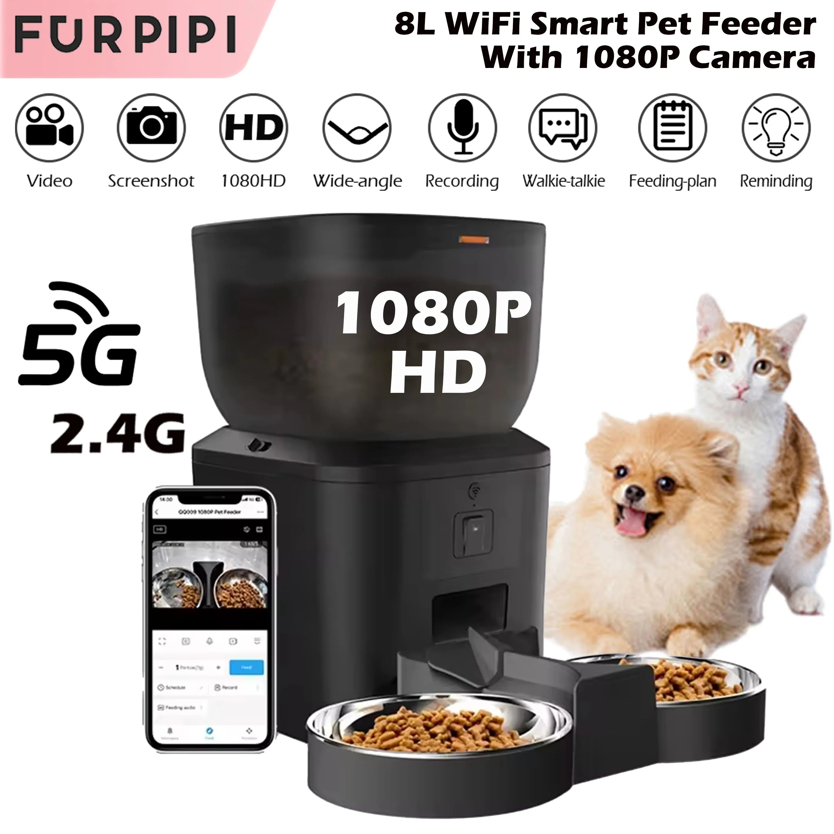 Smart Pet Feeder with Camera