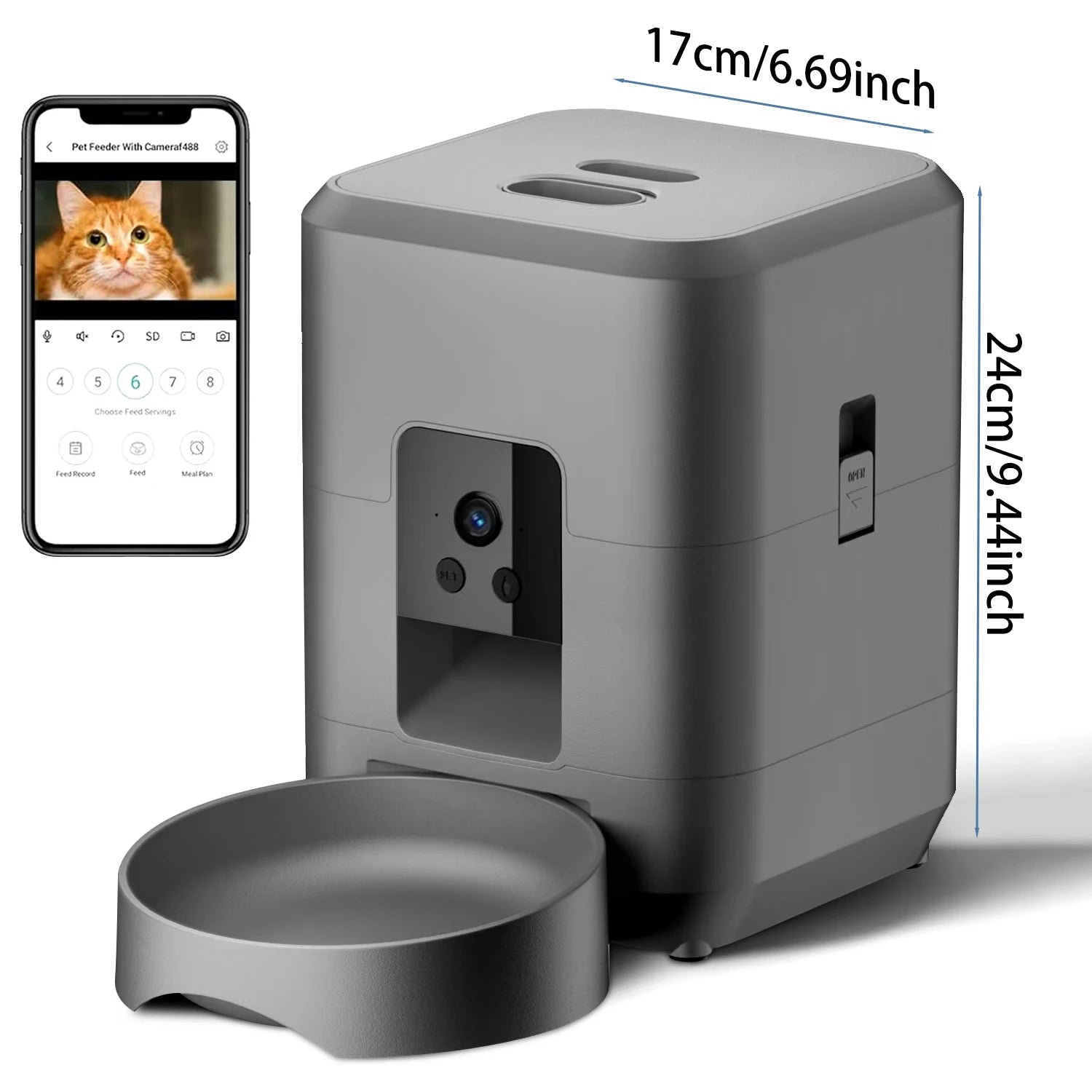 Smart Pet Feeder with Camera