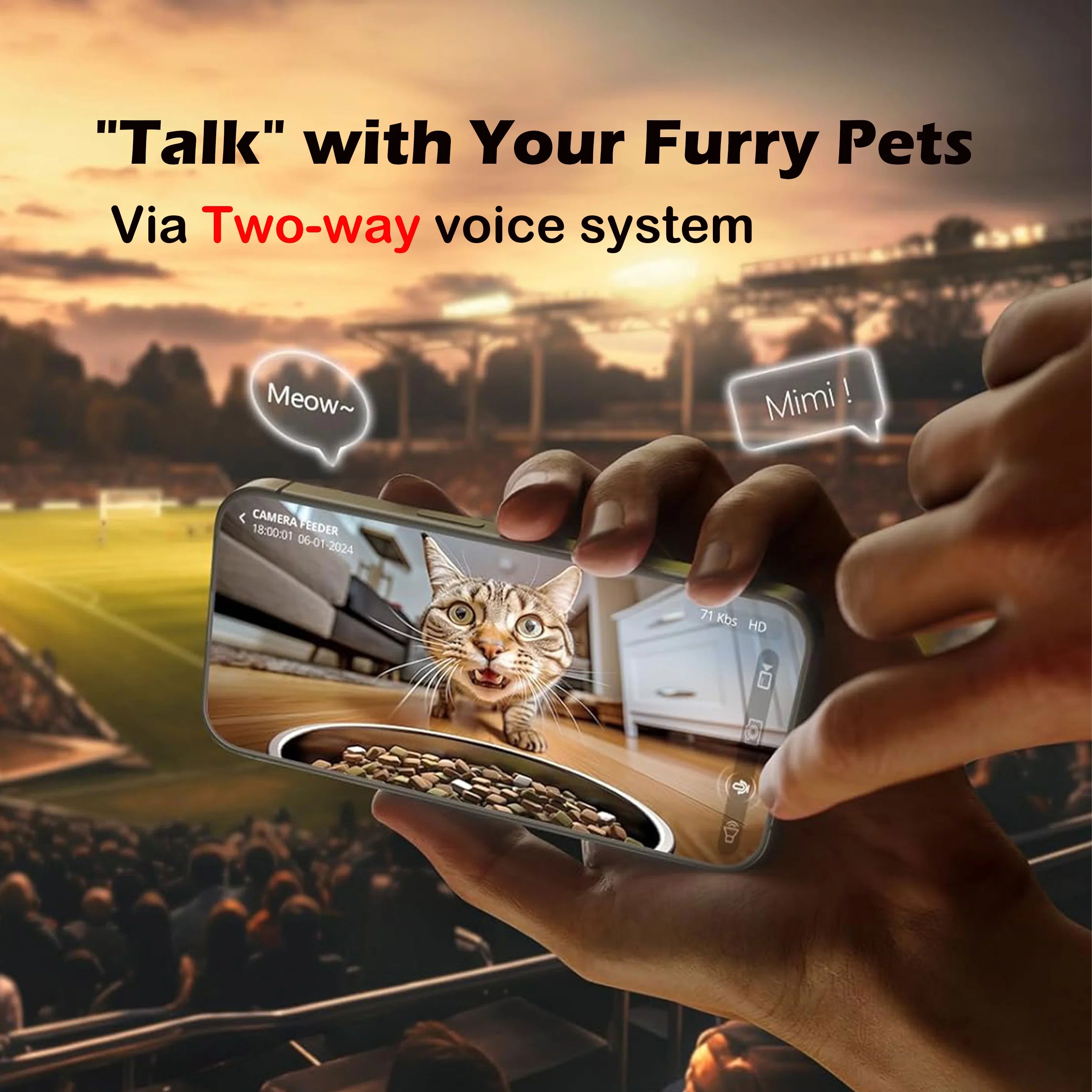 Smart Pet Feeder with Camera