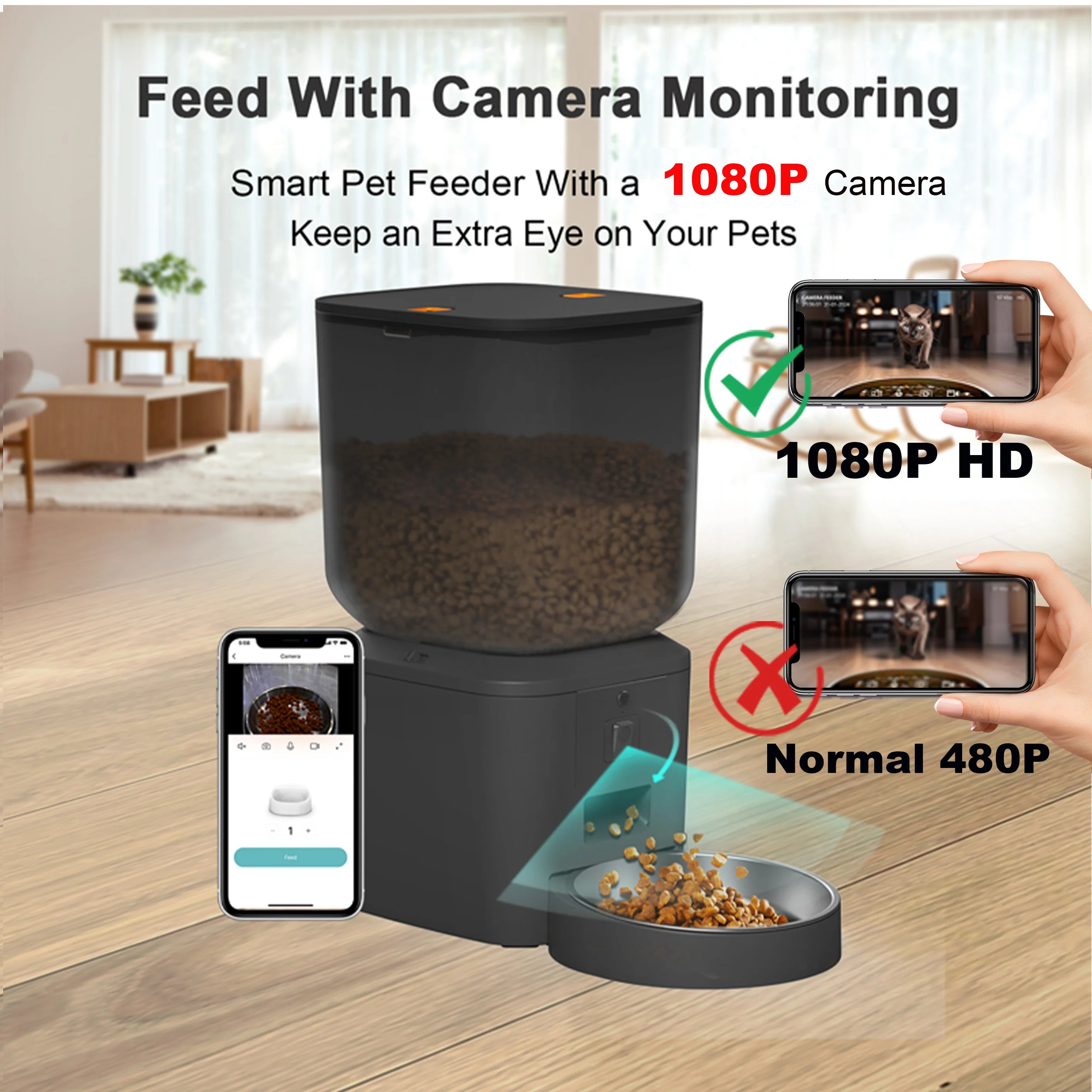 Smart Pet Feeder with Camera