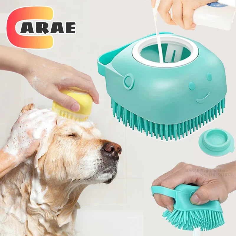 Cute Pet Bath & Massage Brush