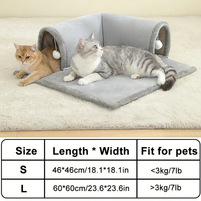 Cozy Cat Tunnel Bed