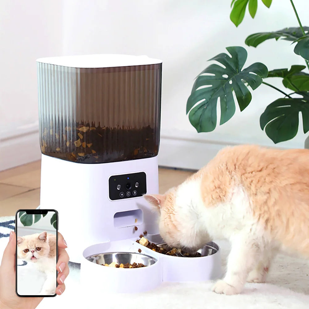 Smart Pet Feeder with Camera