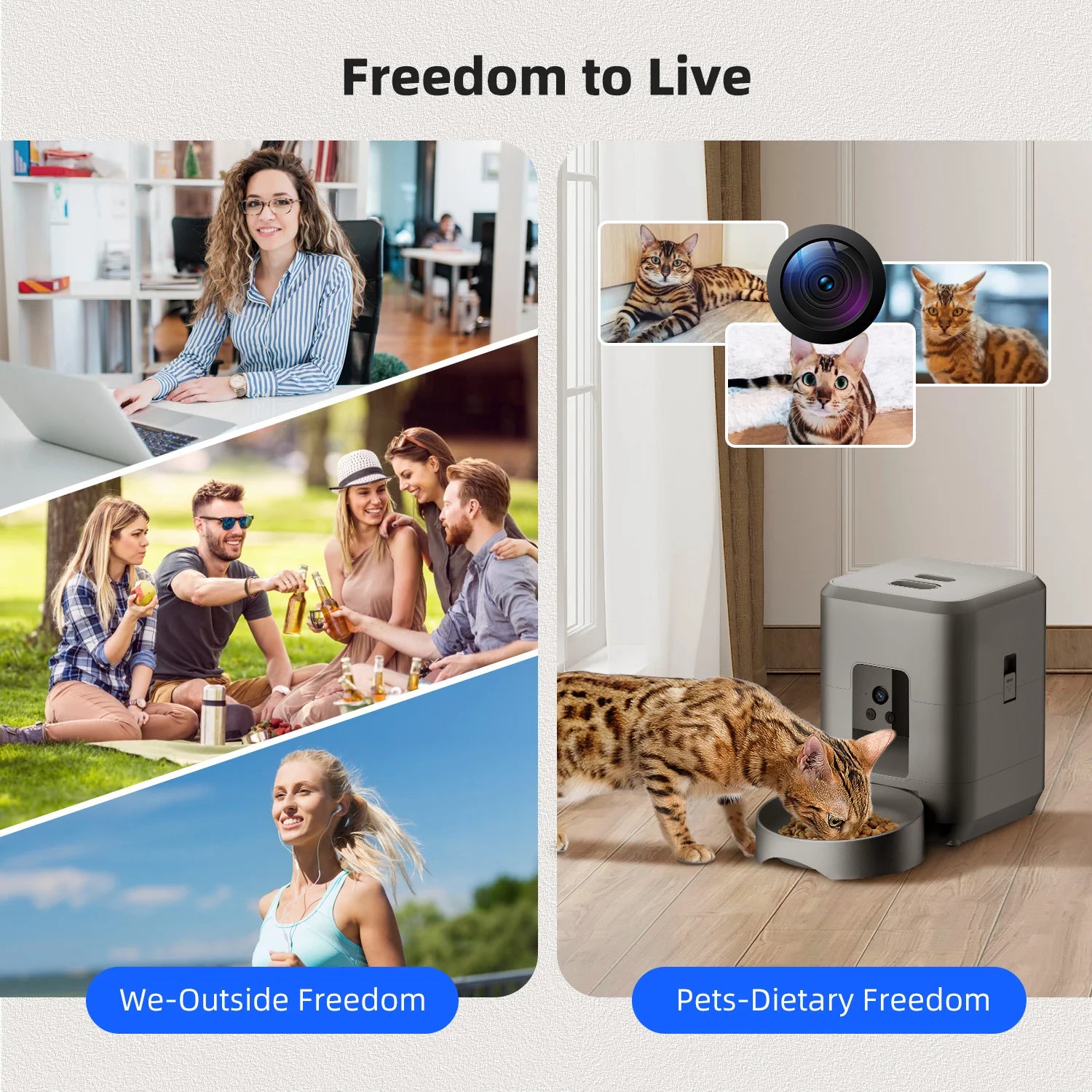 Smart Pet Feeder with Camera
